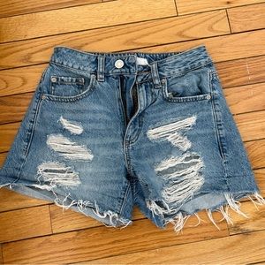 Garage denim shorts